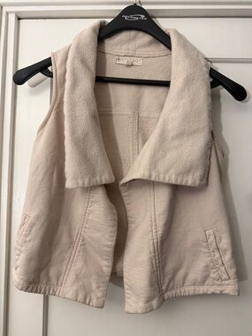 Synergy Cream Organic Cotton Vest - women's medium